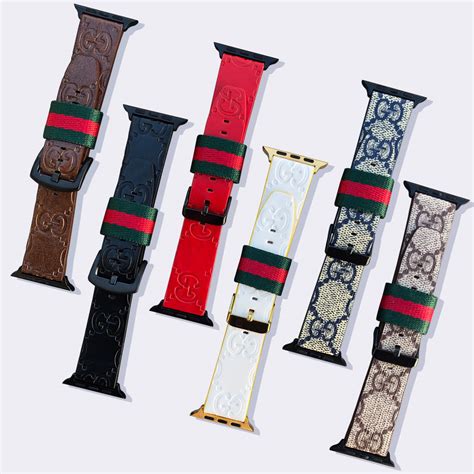 buy gucci apple watch band|gucci watch with interchangeable bands.